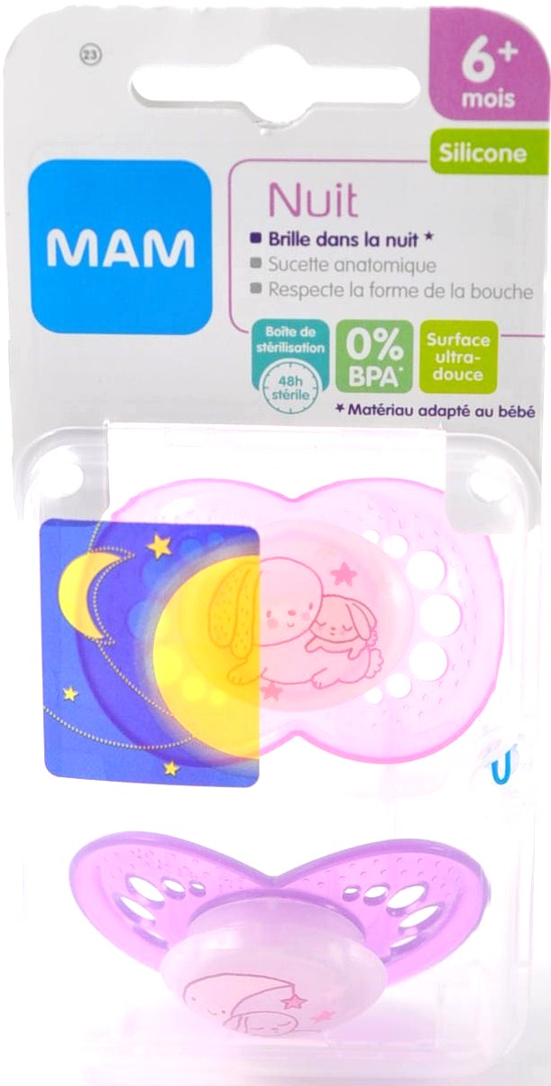 Sucette Anatomique Silicone 0-2 Mois N°A26
